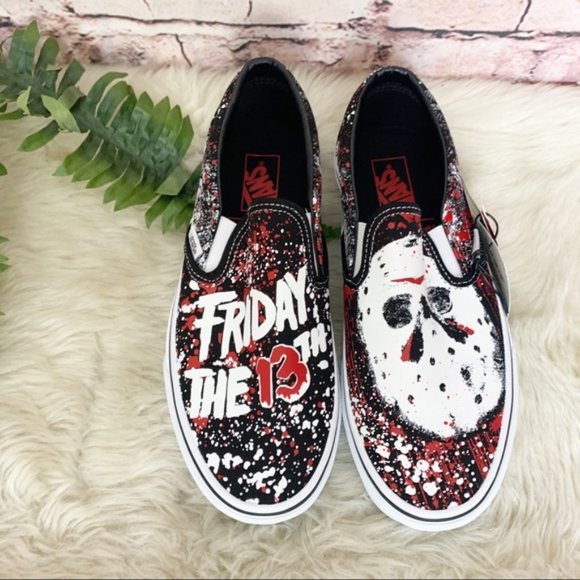VANS Classic Slip On x Friday The 13th Jason Voorhees Shoes Mens Sneaker main image 4